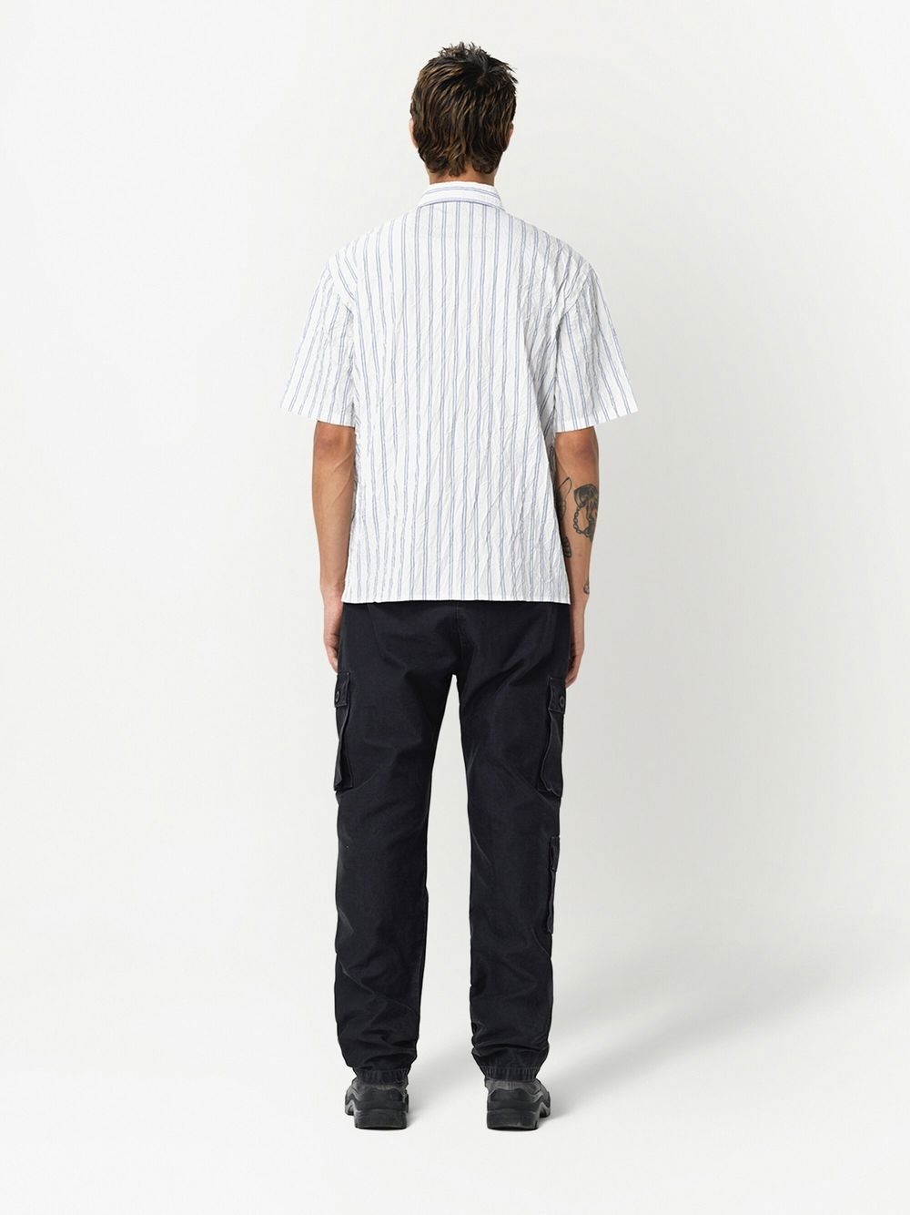 side cargo-pocket detail trousers - 3