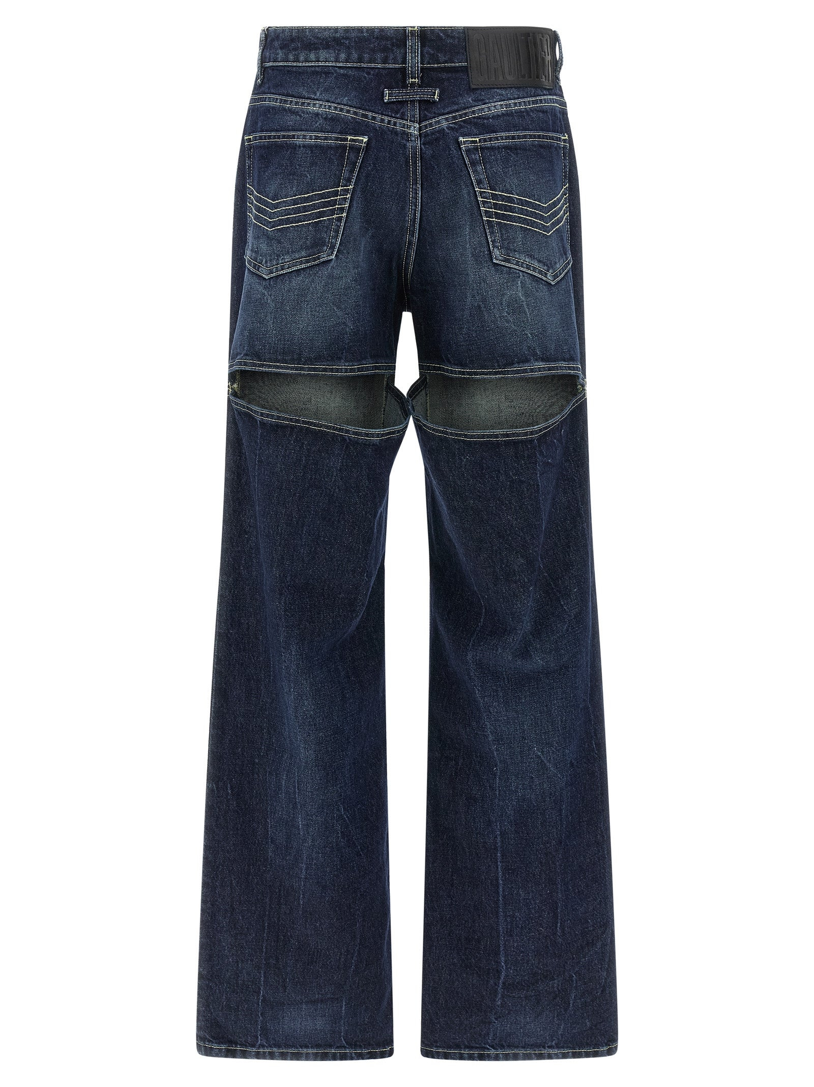 Jean Paul Gaultier Women 'The Blue Cut-Out' Jeans - 2