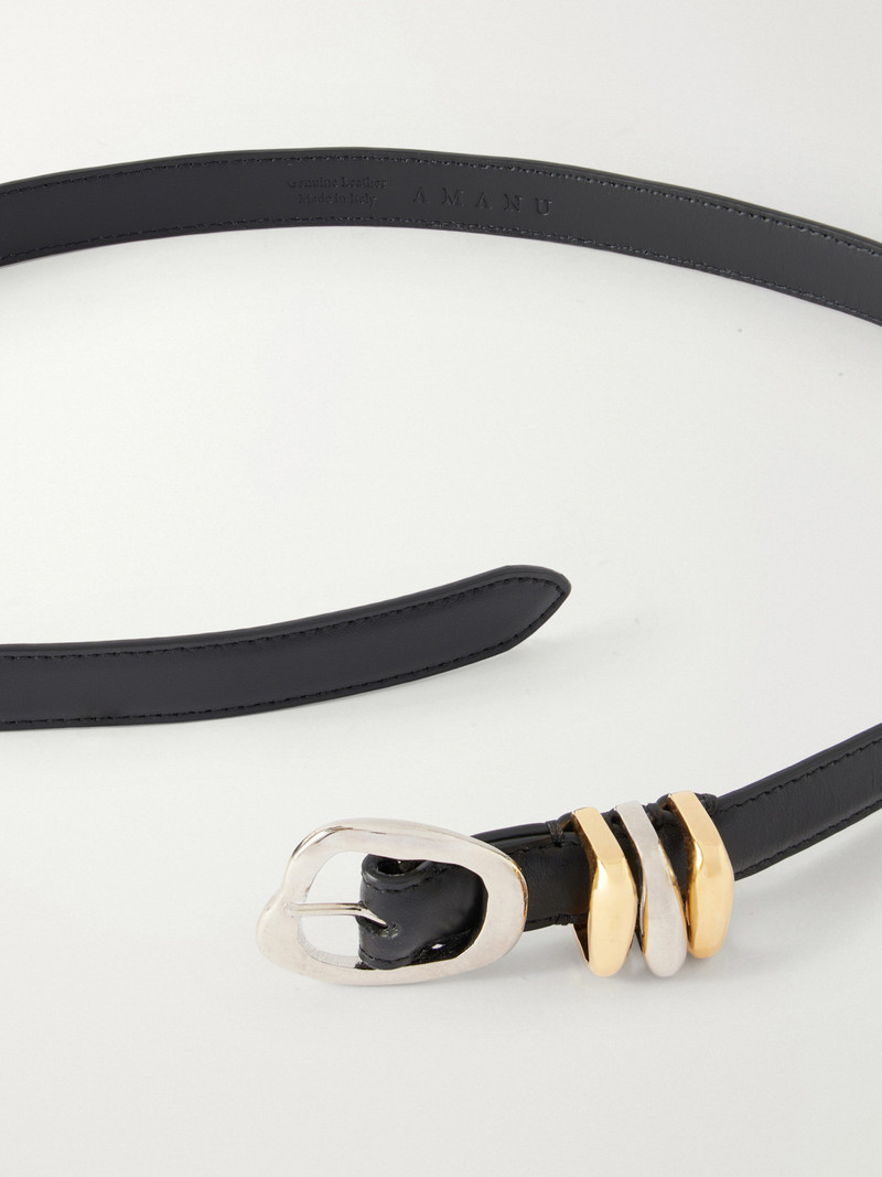 Tugela Croc-effect Leather Belt 3