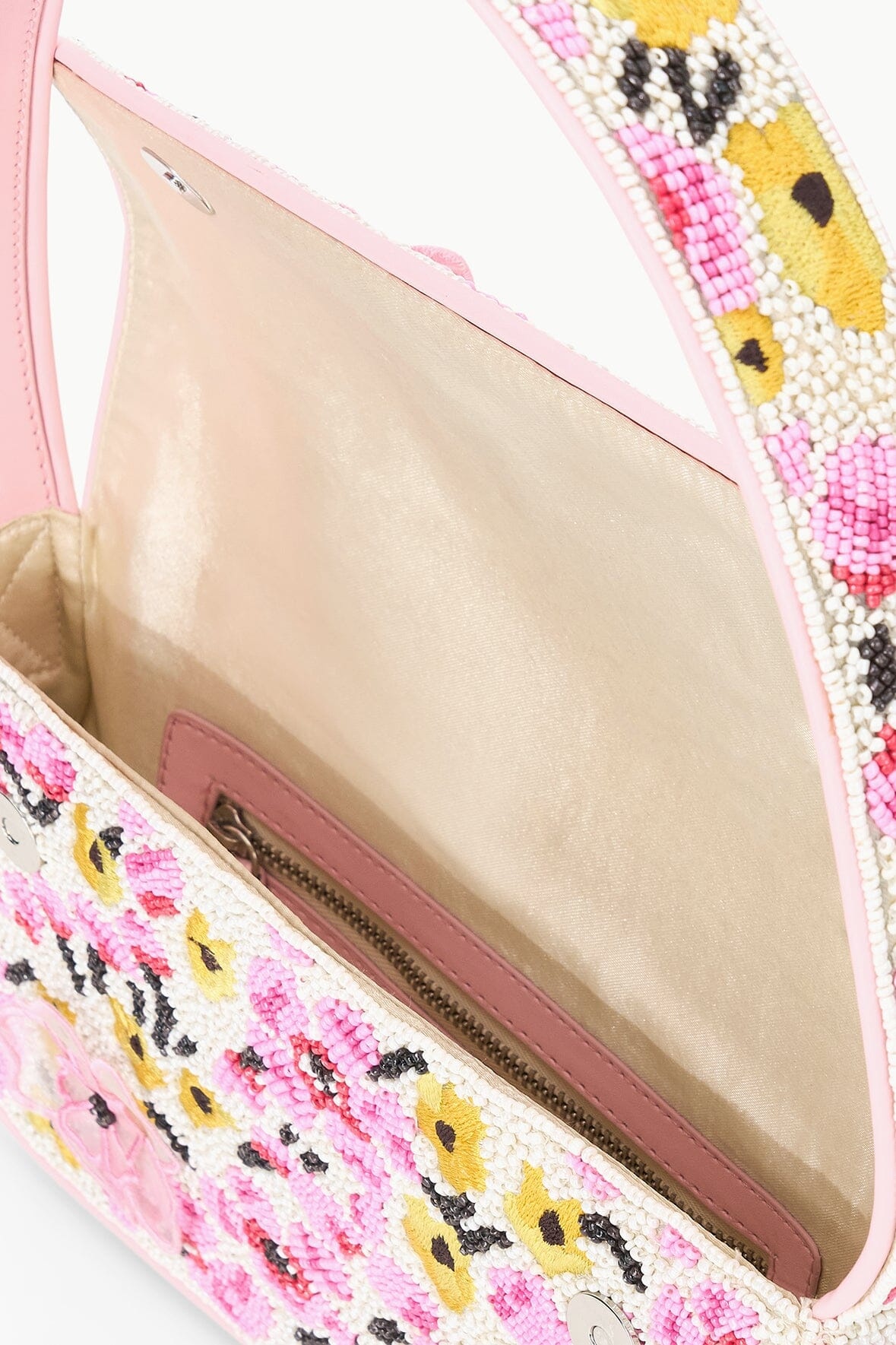 STAUD TOMMY BEADED BAG BLOSSOM FLORAL TAPESTRY - 5