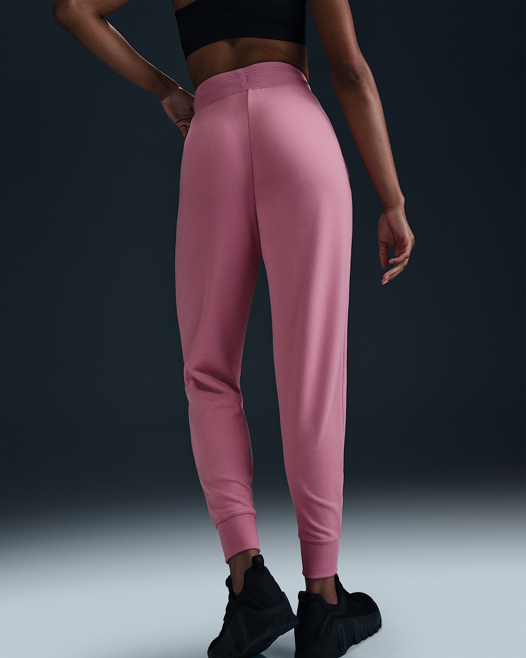 Nike Dri-FIT One Women's High-Waisted 7/8 French Terry Joggers - 3
