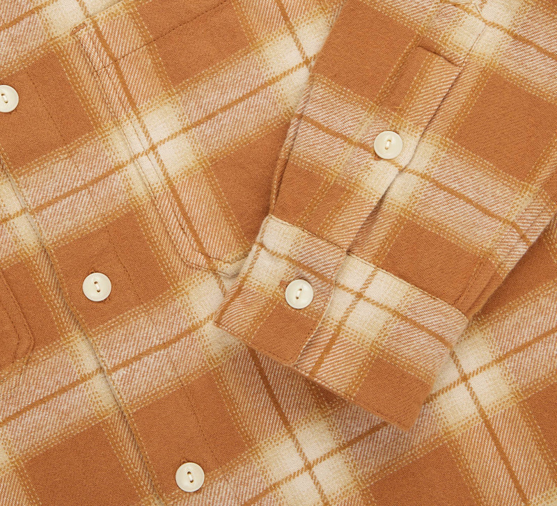 Utility Flannel - Amber Plaid 4