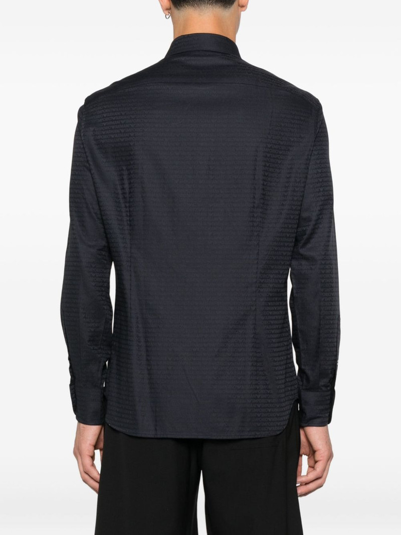 monogram-print shirt 4