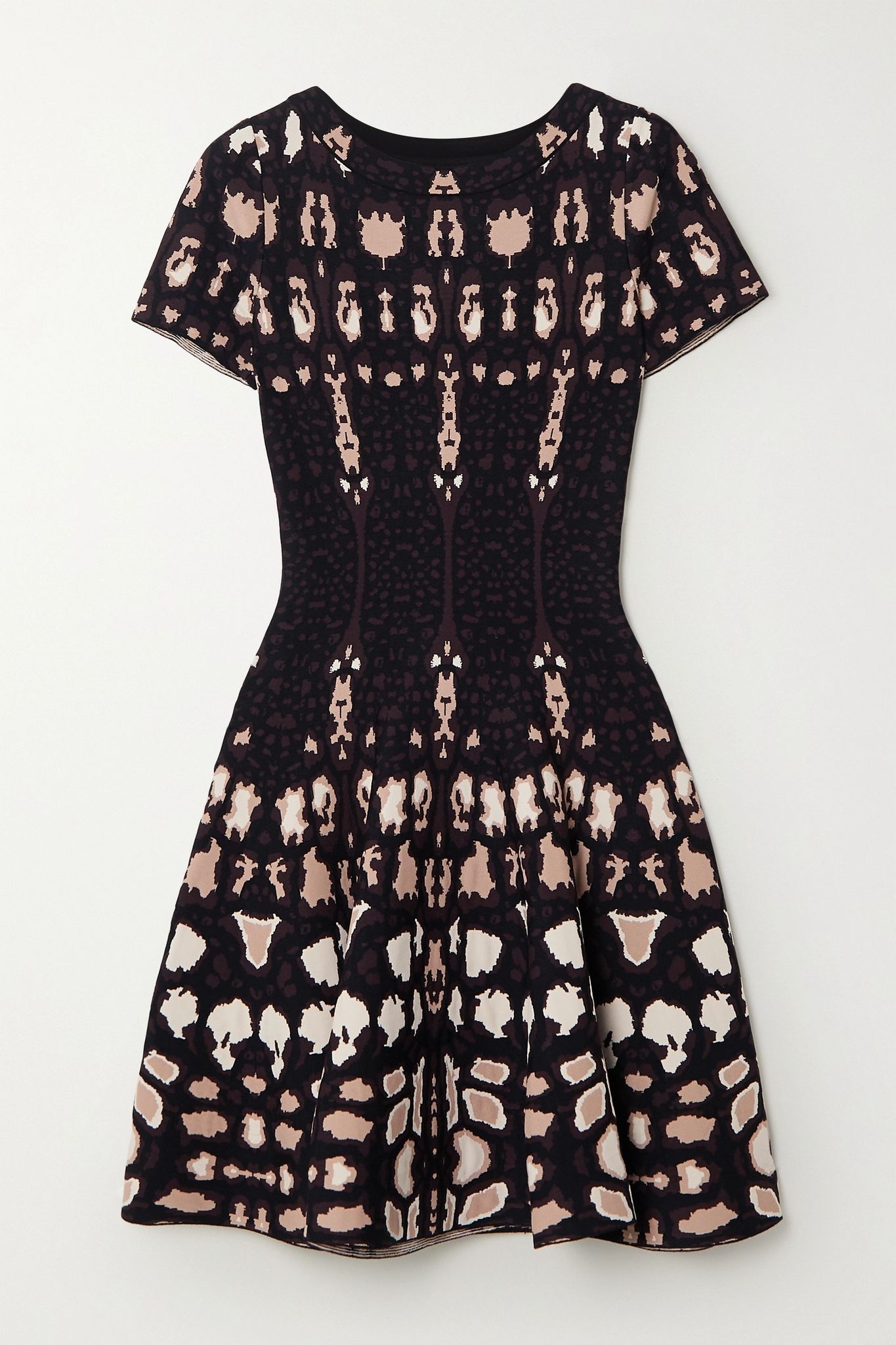 Jacquard-knit dress - 1