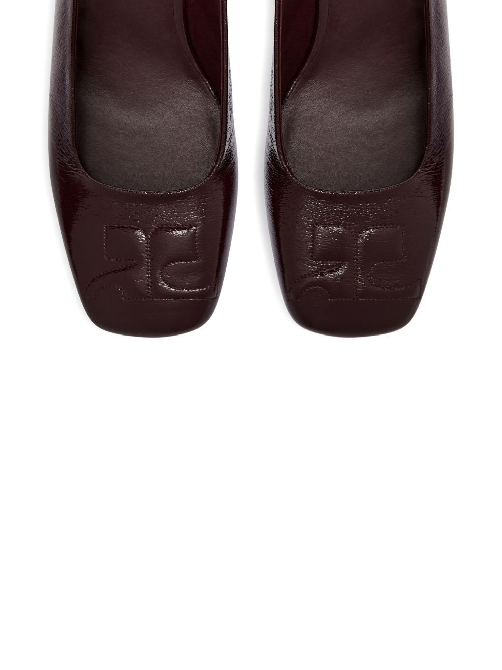 55mm slingback block-heel shoes - 4