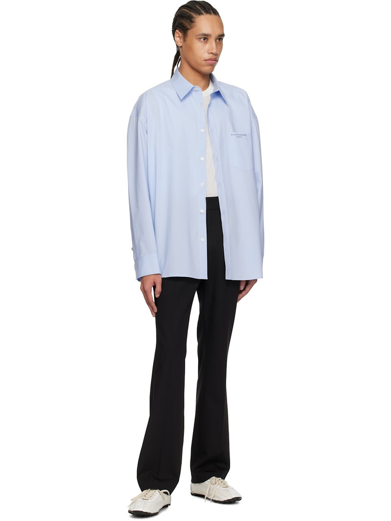 Wooyoungmi Blue New Fit Cotton Shirt outlook
