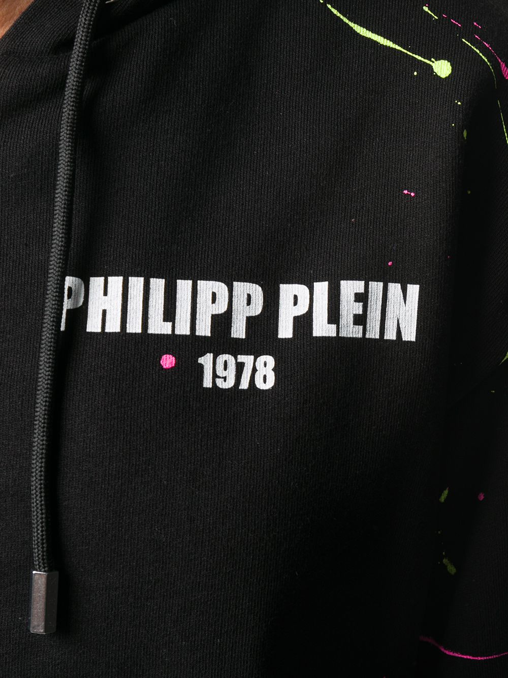 Gothic Plein logo print hoodie - 5