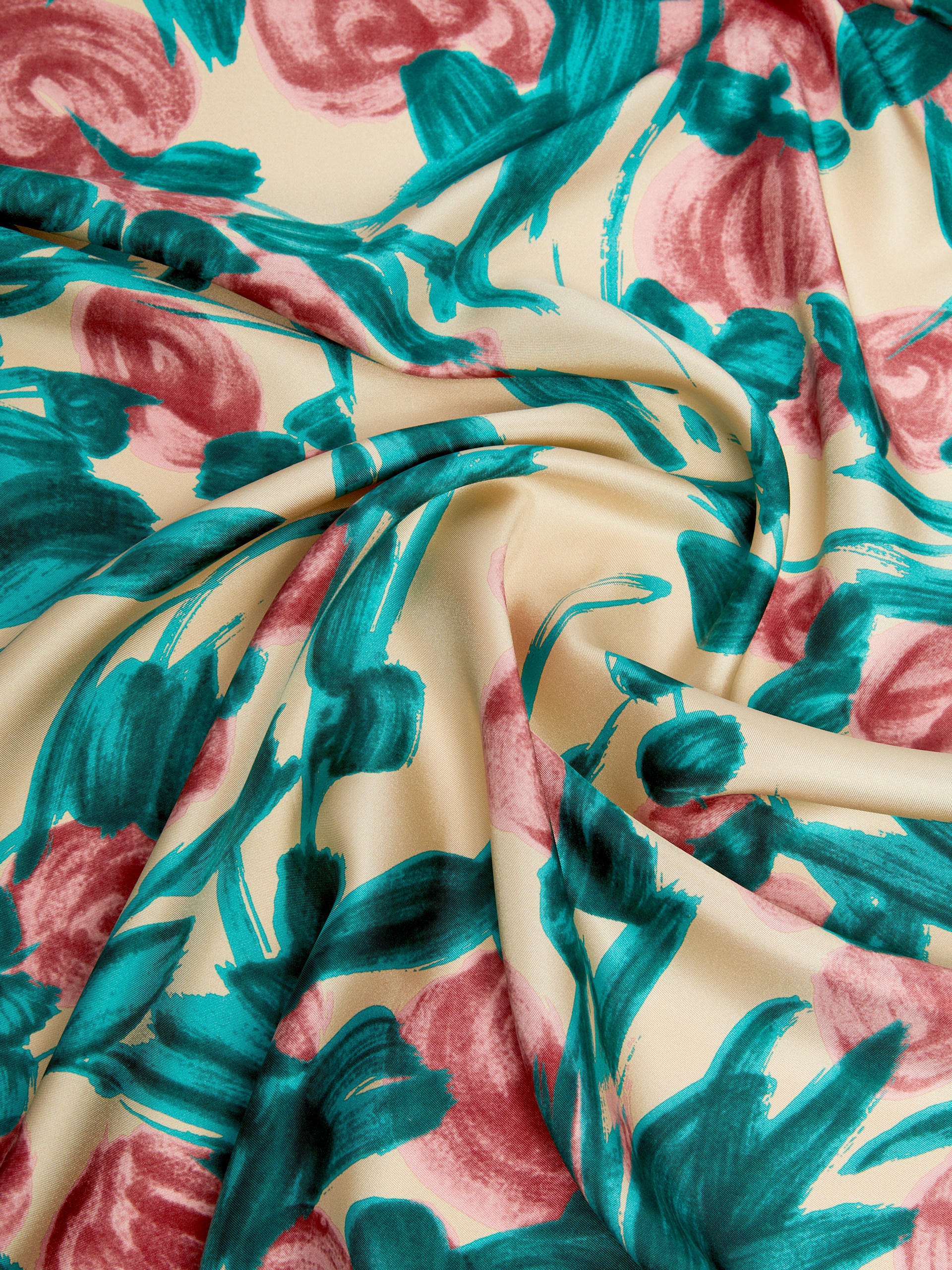 ONESTO3 Printed silk twill foulard - 3