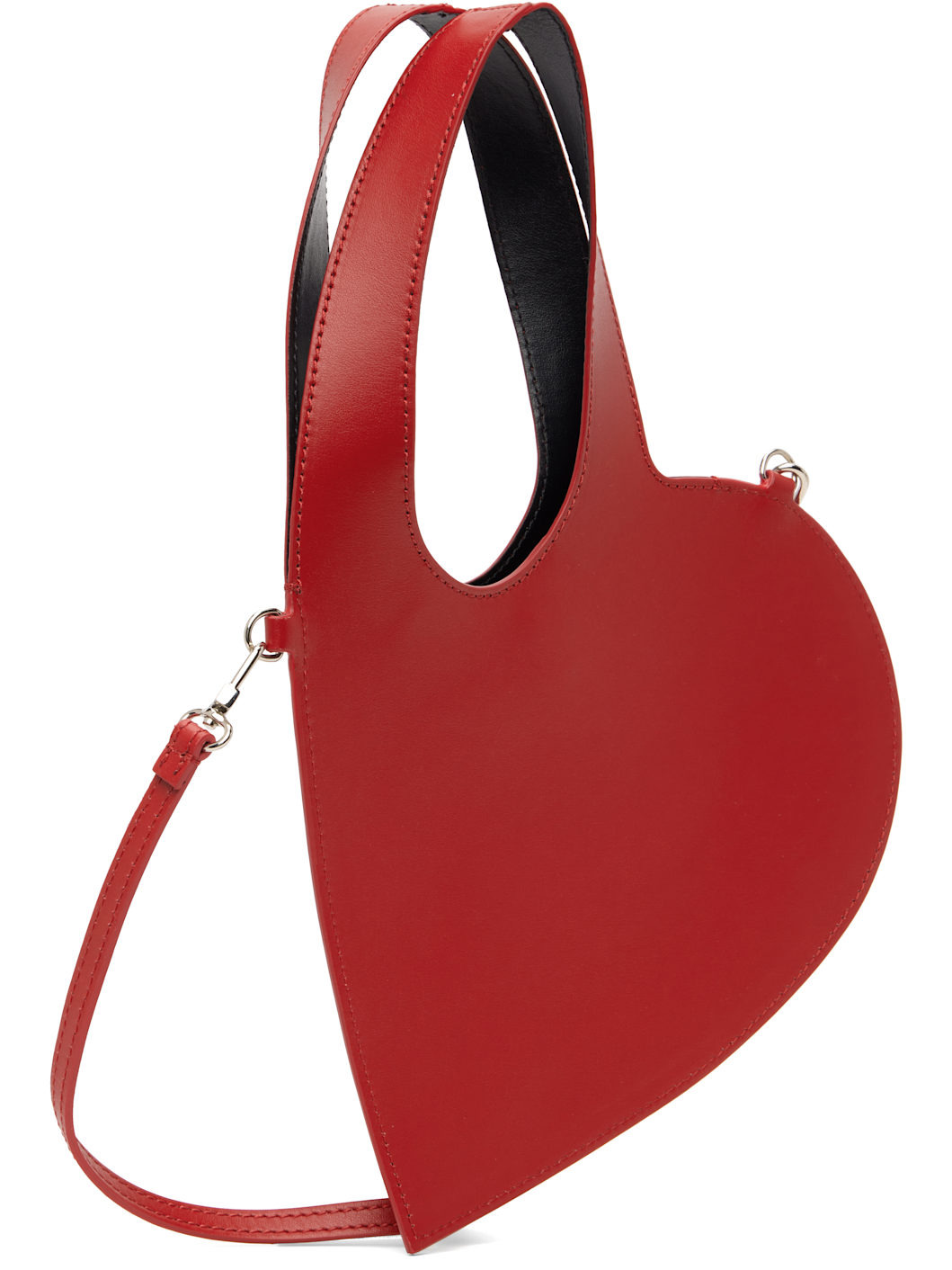 Red Crossbody Baby Heart Tote Bag - 3
