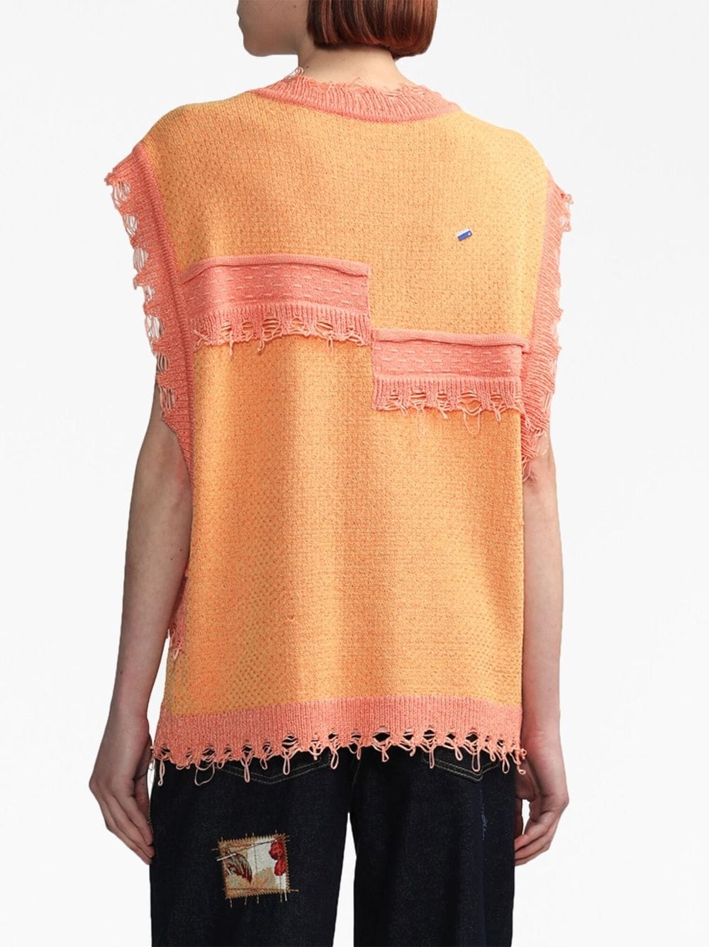 Sevra button-down knitted vest - 4