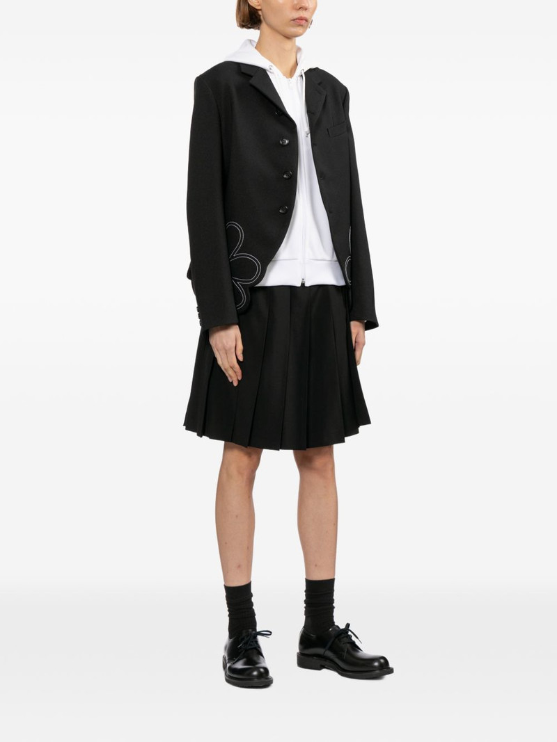 Comme des Garçons GIRL floral-embroidered jacket outlook