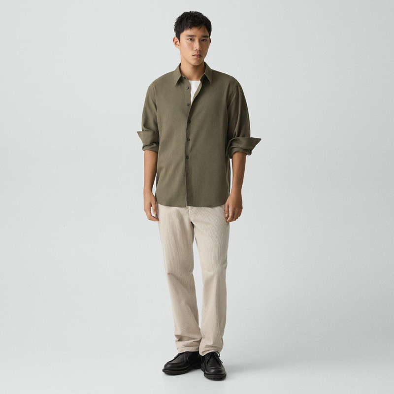Theory Relaxed Shirt in Leaf Twill outlook
