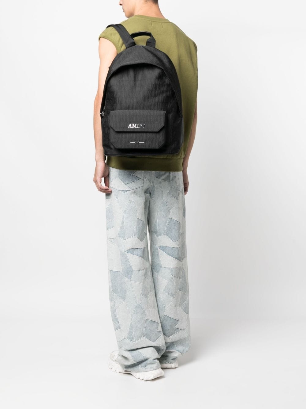 monogram jacquard backpack - 2