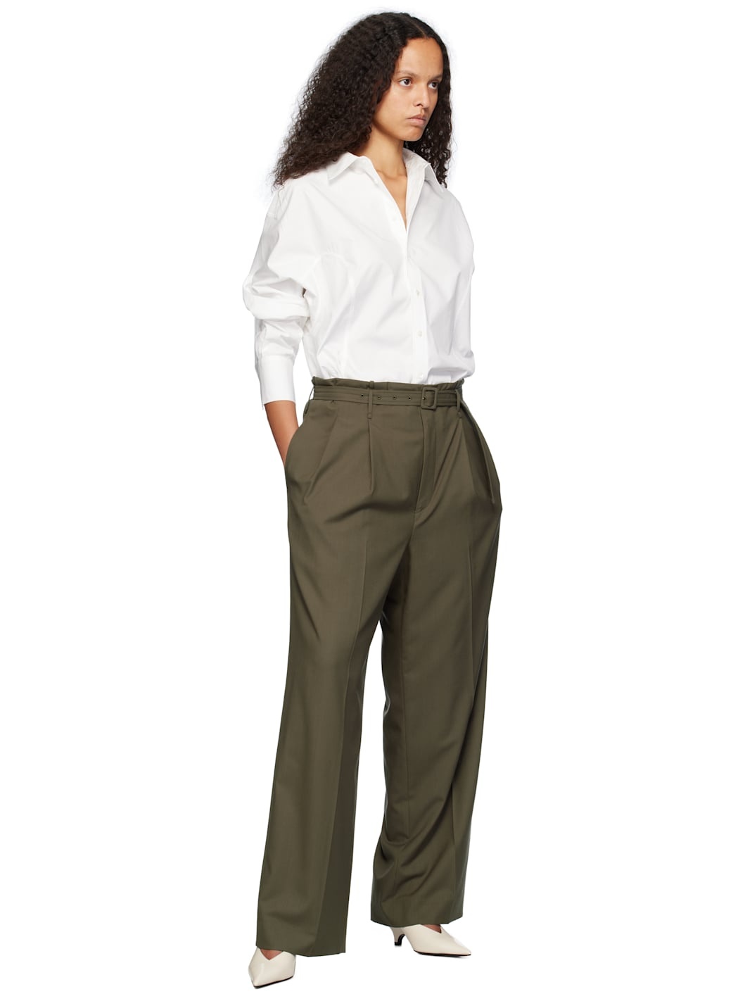 White High Count Finx Ox Shirt - 5