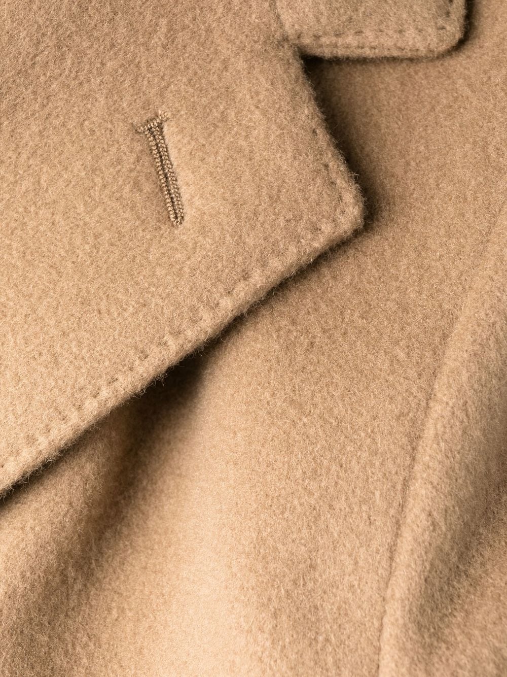 NEW STANLEY Beige Wool & Cashmere Coat - 7