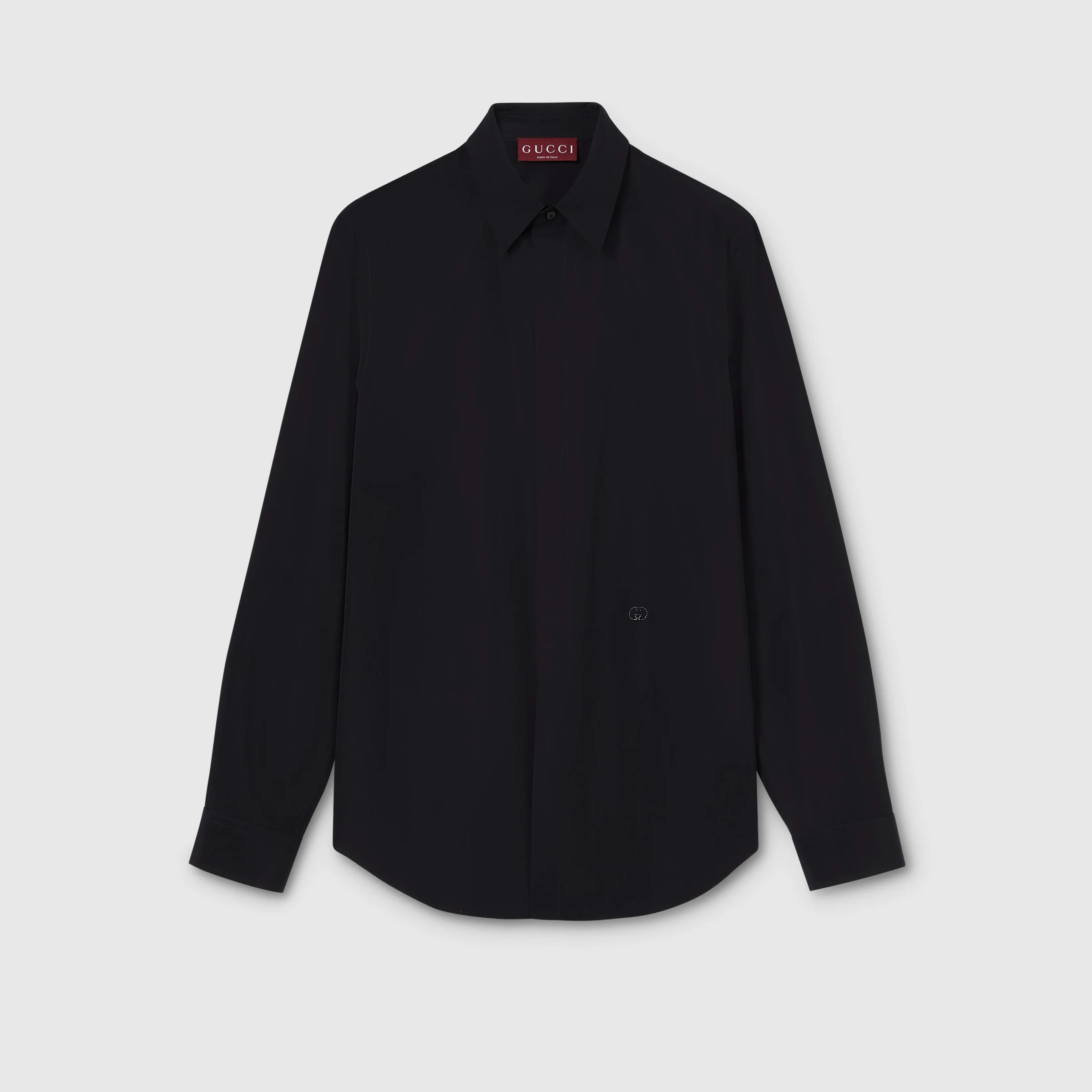 Piece dyed poplin shirt - 1