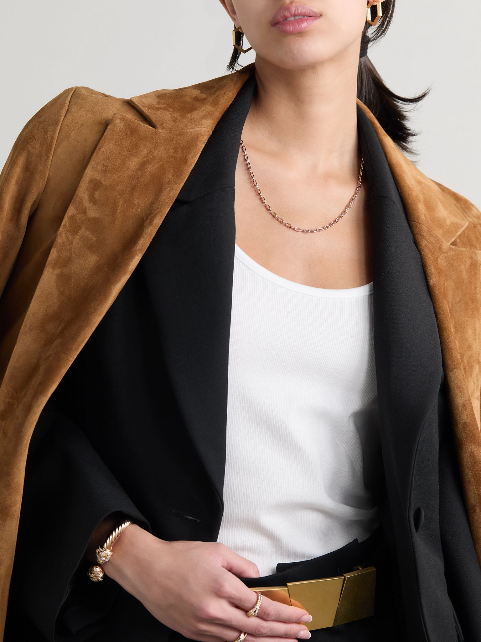 Madison 18-karat rose gold necklace Gold - 5