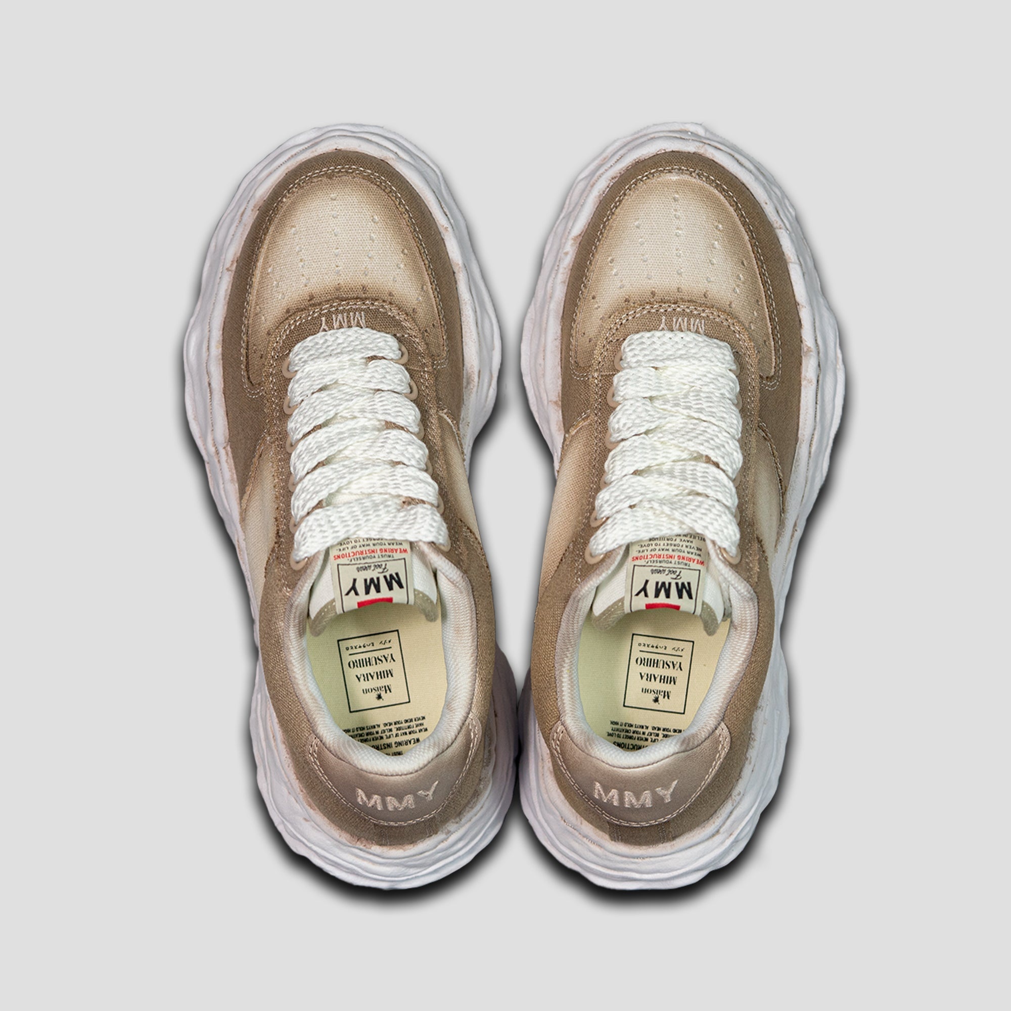 WAYNE OG SOLE LOW-TOP SPRAY CANVAS SNEAKER - 3