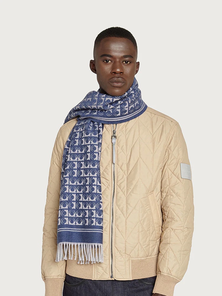 GANCINI JACQUARD SCARF - 2