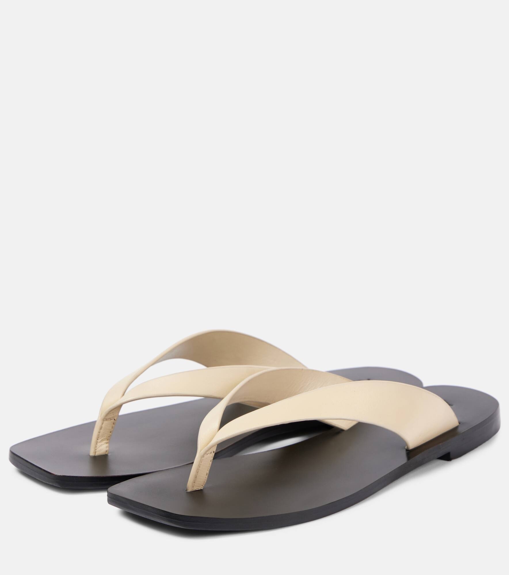 Kinto leather thong sandals - 5