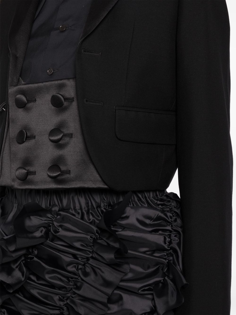 double-breasted tuxedo jacket - 5