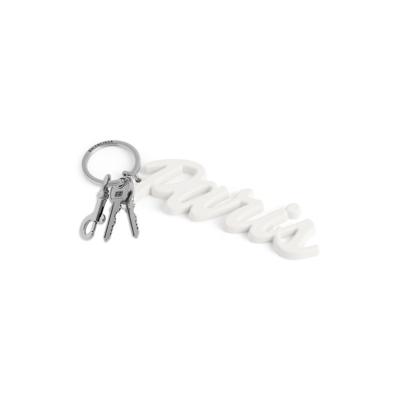 Charm/keychain Paris in White 3