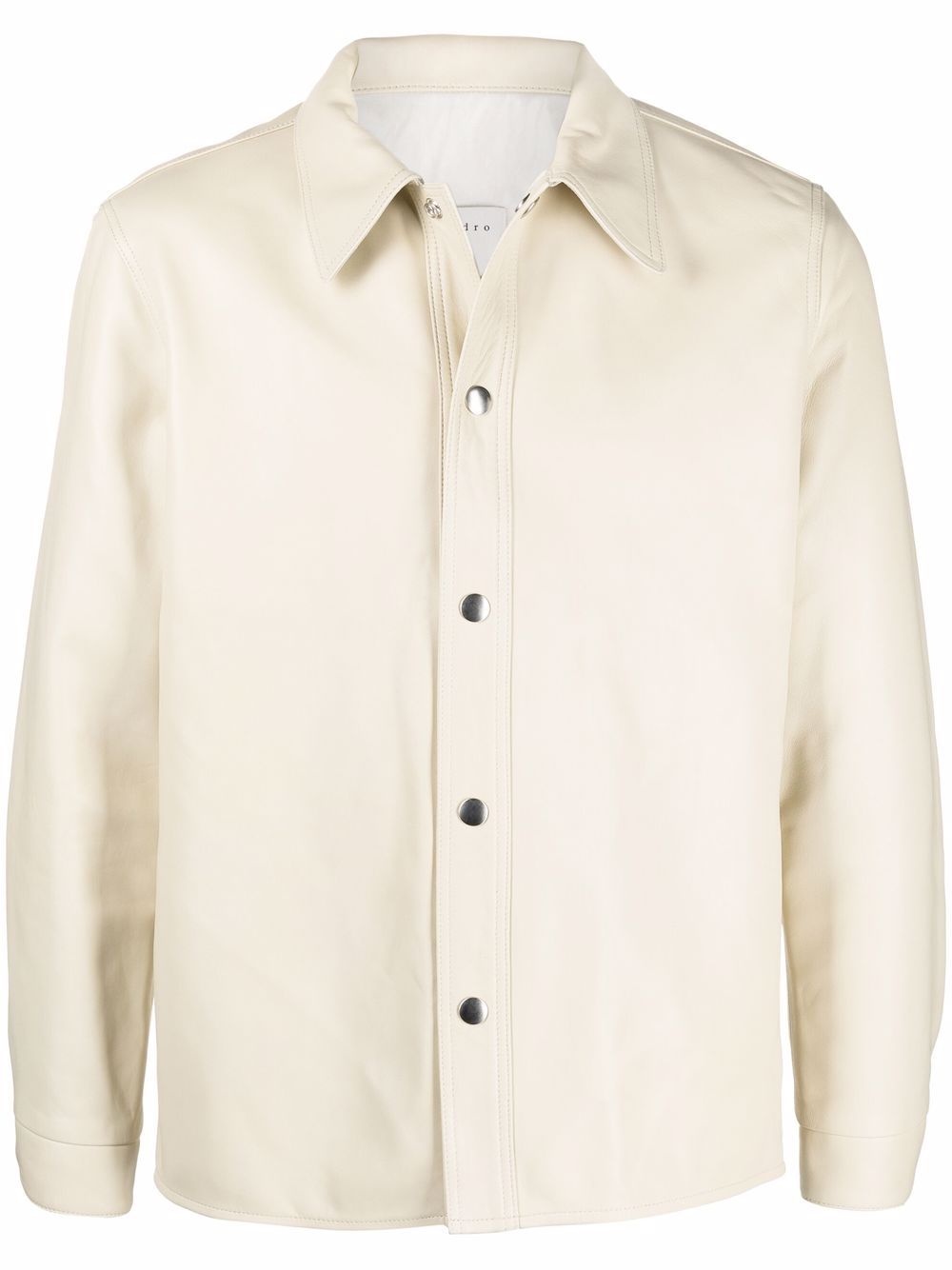 lambskin shirt jacket - 1