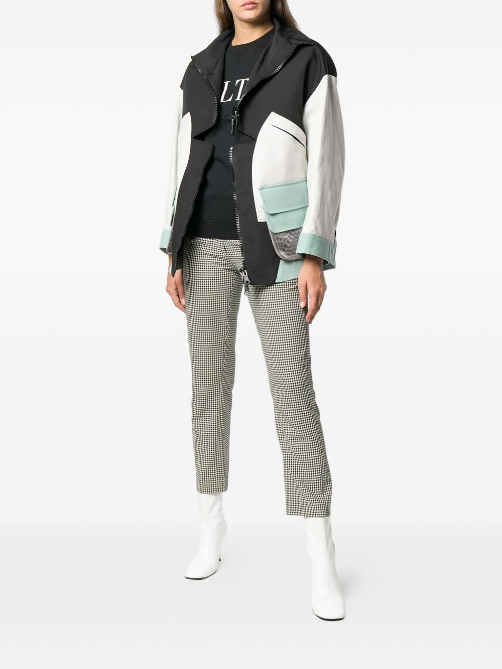 technical panelled sports jacket - 2