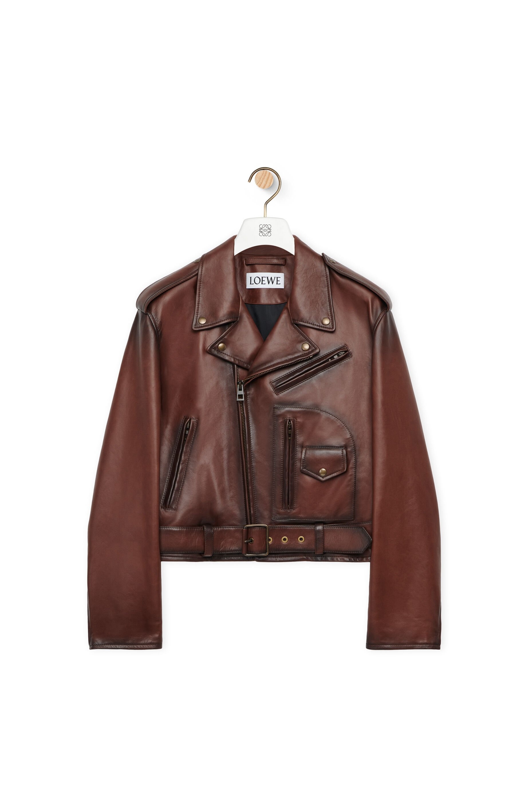 Biker jacket in nappa calfskin - 1