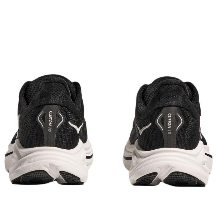 (WMNS) HOKA ONE ONE Clifton 10 Wide 'Black White' 1162050-BBLC - 6