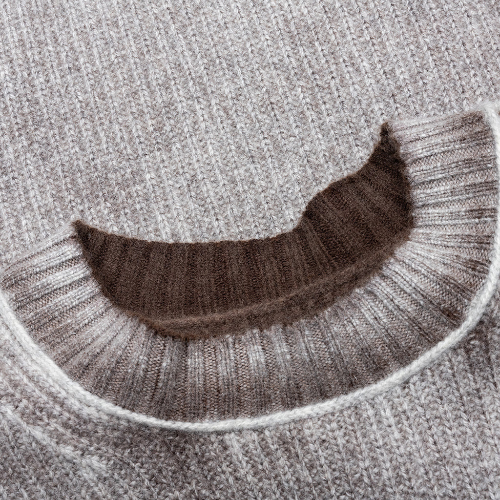 REVERSIBLE FADE OUT KNIT - NERO - 3
