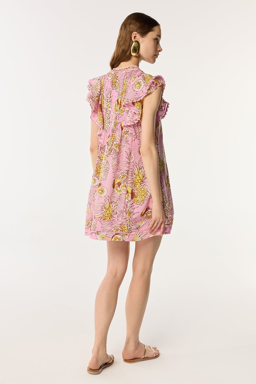 Mini Dress Camelia - Pink Karibia - 3