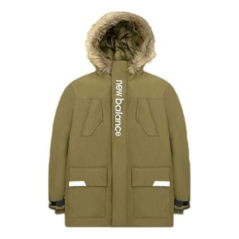 New Balance Parka Jacket 'Olive Green' AMJ04356-OV - 1