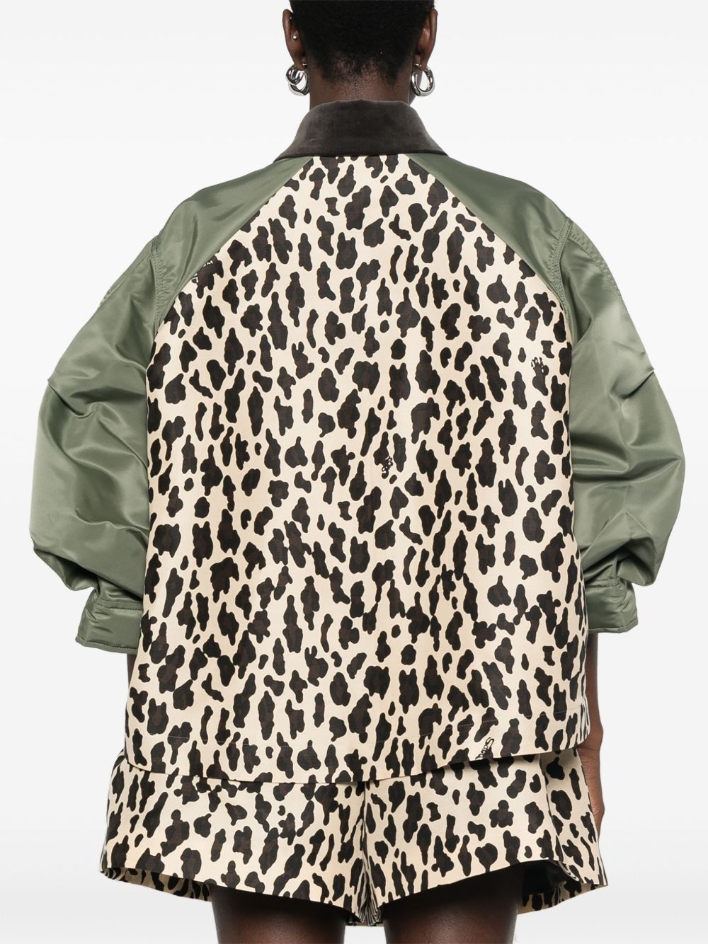 leopard-print bomber jacket - 4