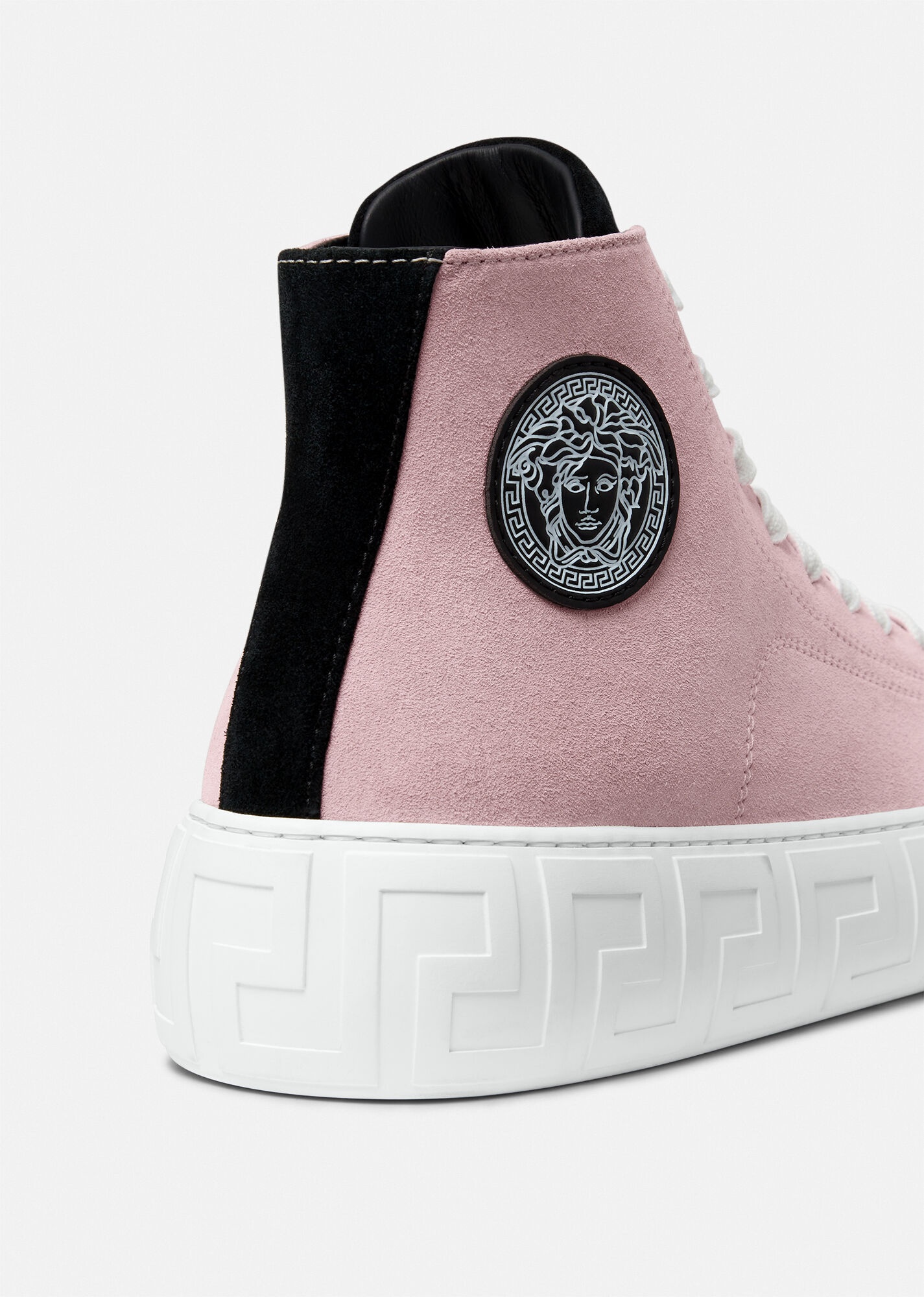 Greca Suede High-Top Sneakers - 4