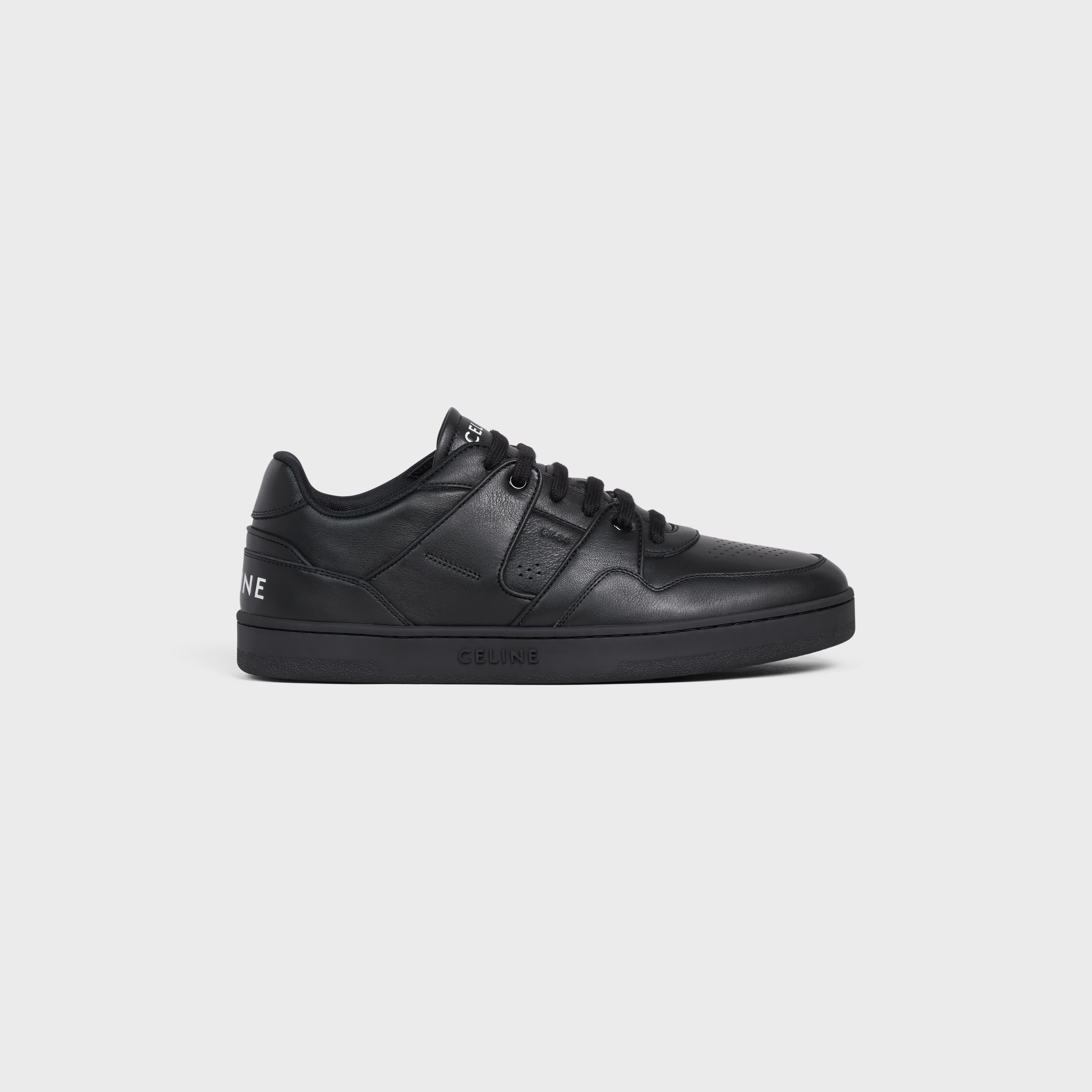 CT-04 CELINE TRAINER LOW LACE-UP SNEAKER in CALFSKIN - 1