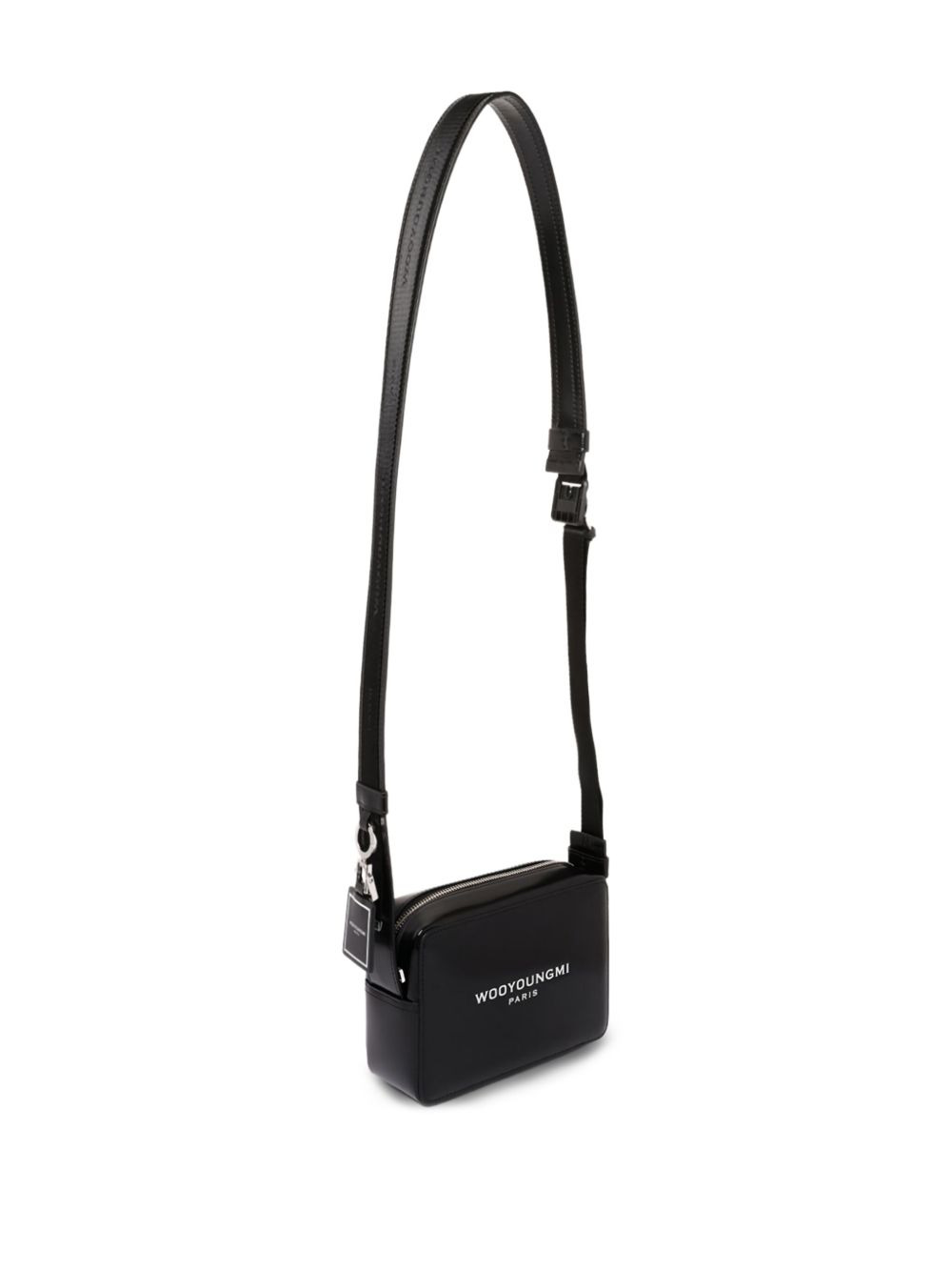 logo-print rectangular-shape crossbody bag - 3