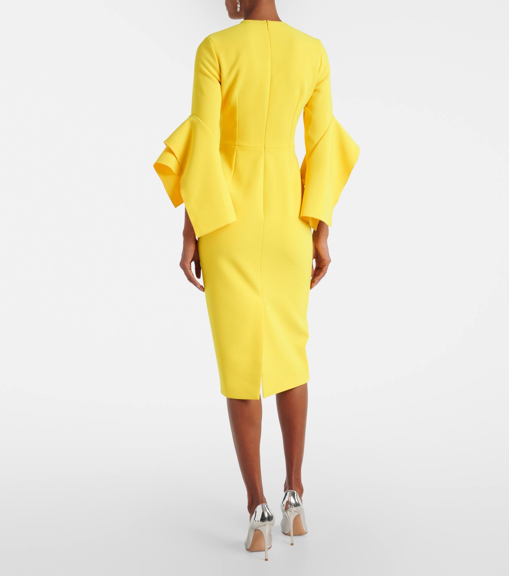 Crêpe midi dress - 3