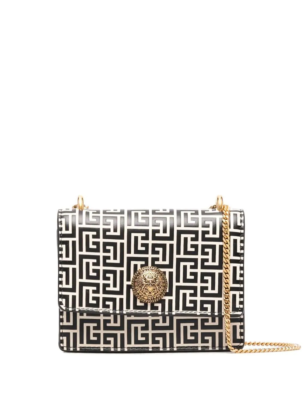 monogram-print mini bag - 1