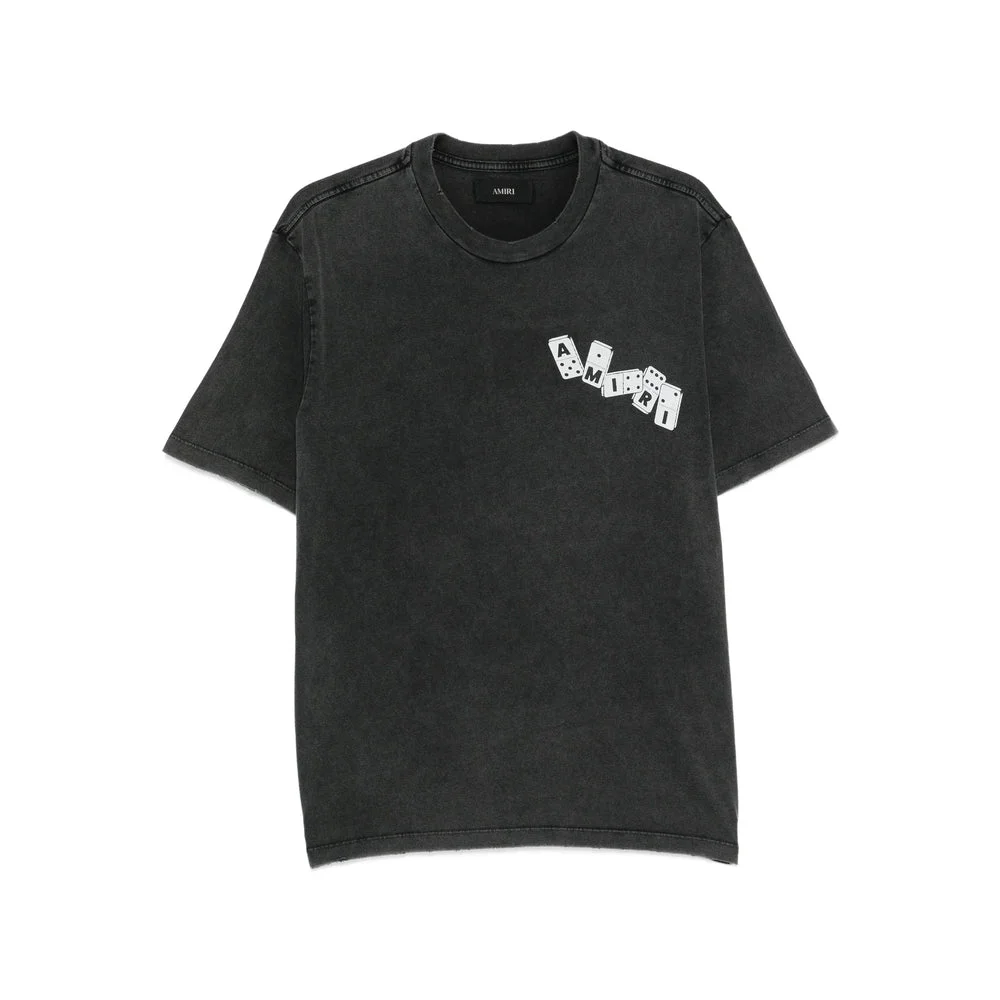 Amiri Black T-Shirts & Vests Men - 1