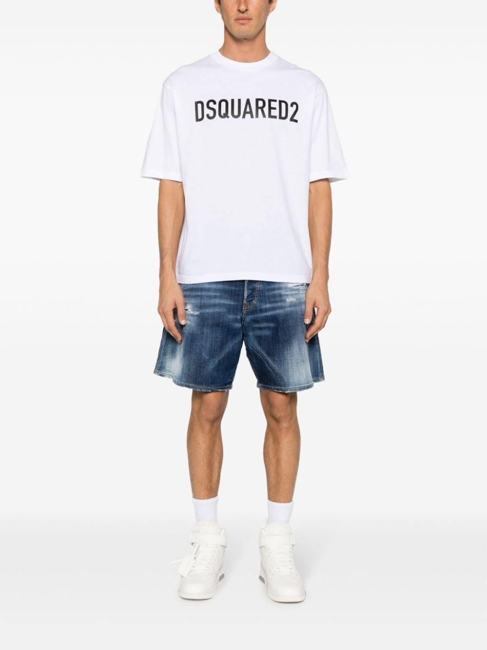 Logo cotton t-shirt - 4