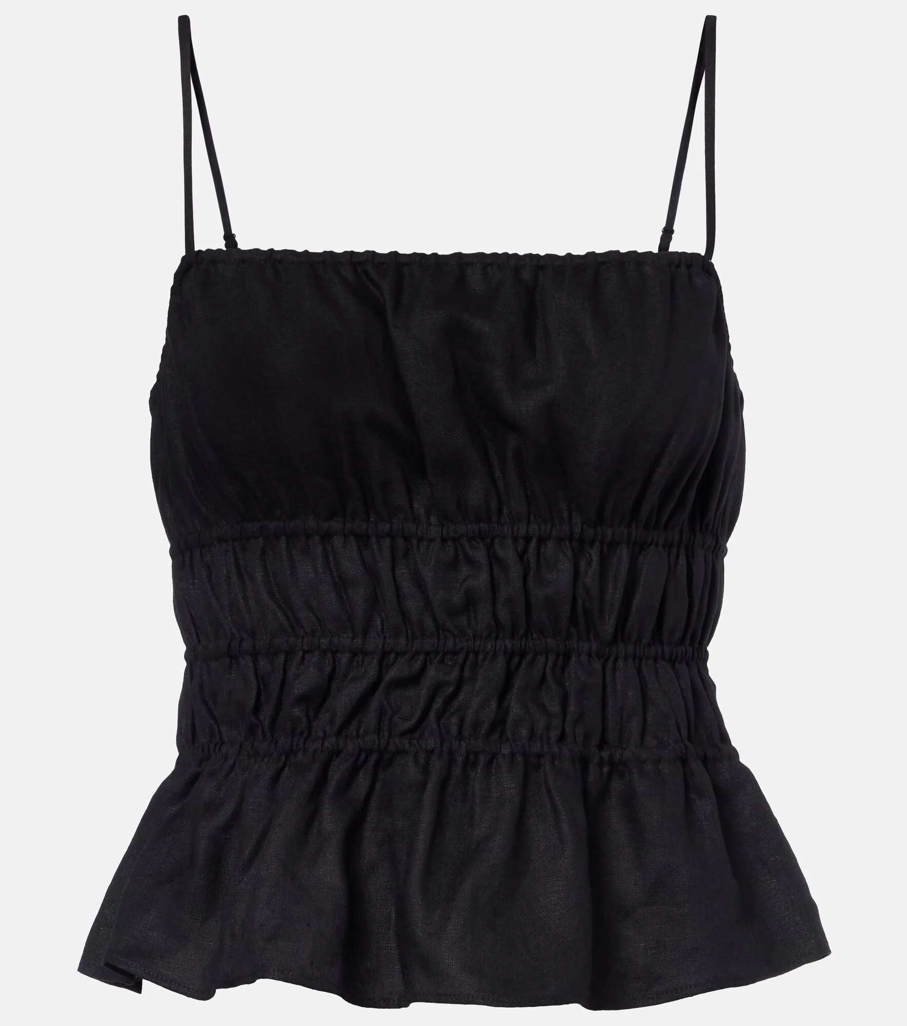 Ayla linen crop top - 1