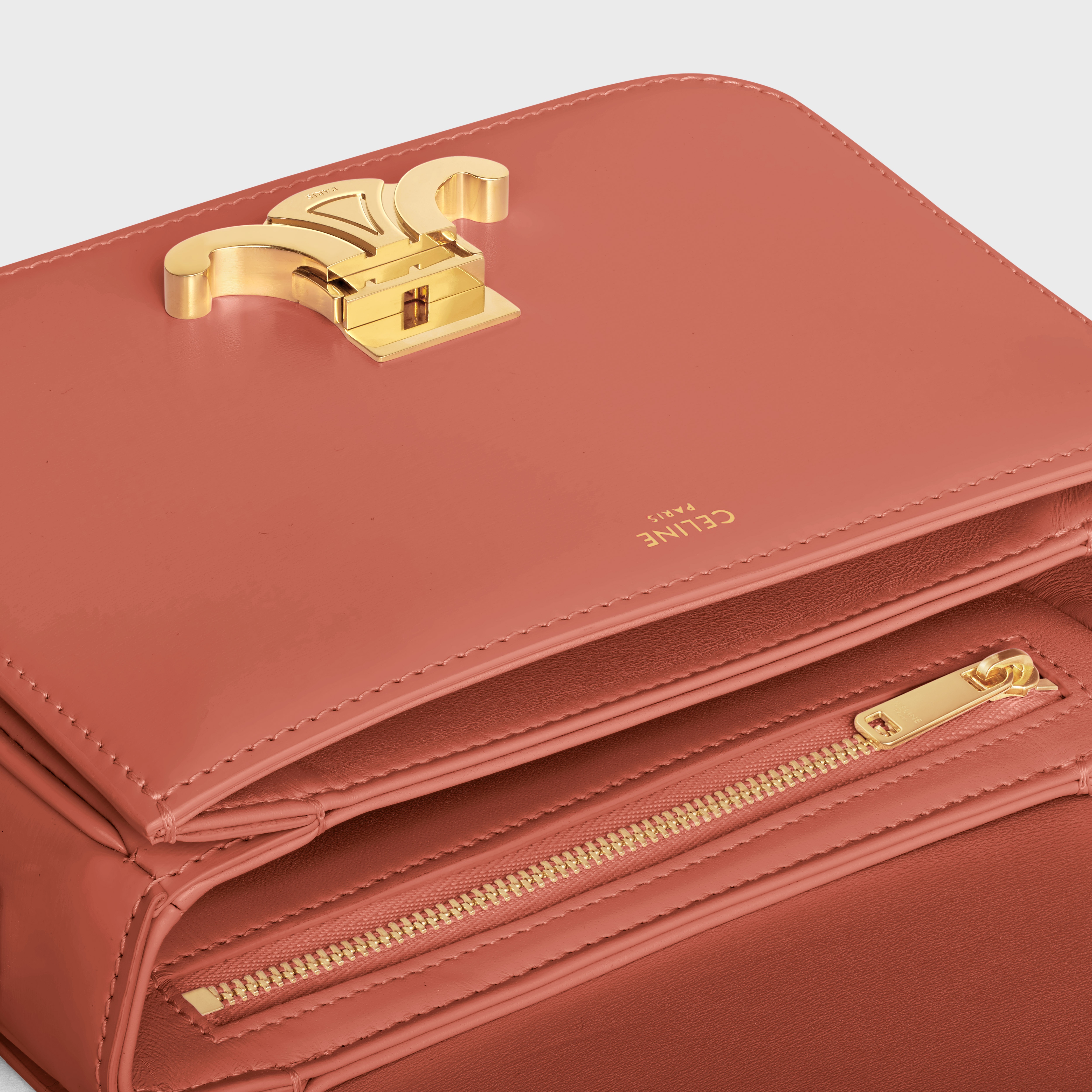 Teen Triomphe Bag in shiny calfskin - 4