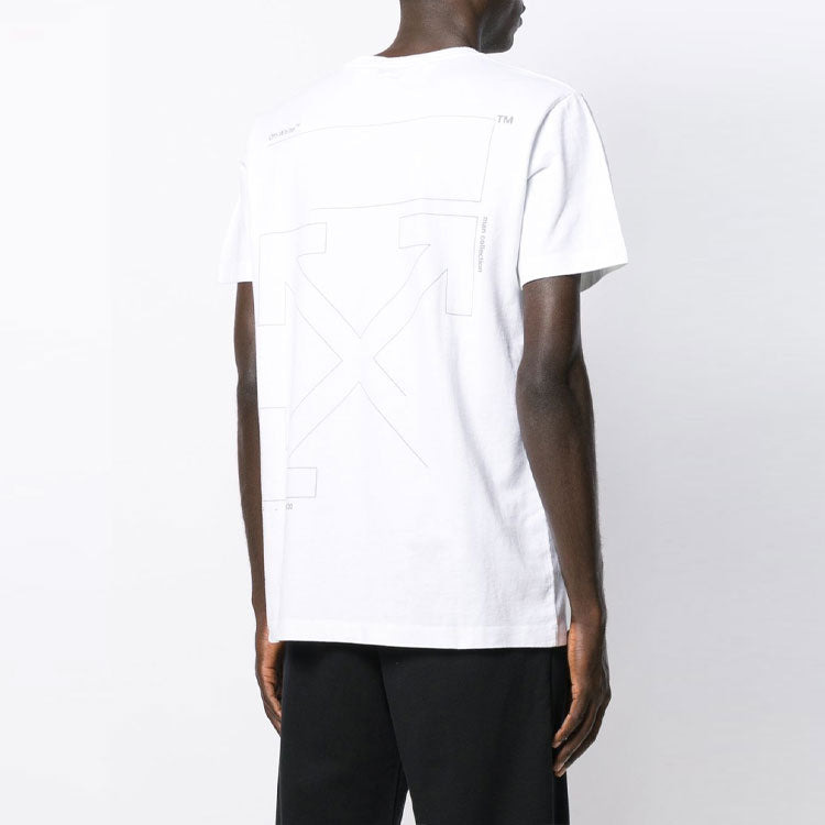 Off-White Crew Neck Pullovers Street Style Cotton Short Sleeves OMAA027E191850030191 - 5