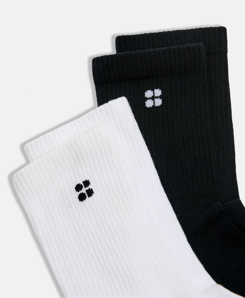 Pilates Crew Grip Sock 2 Pack 3