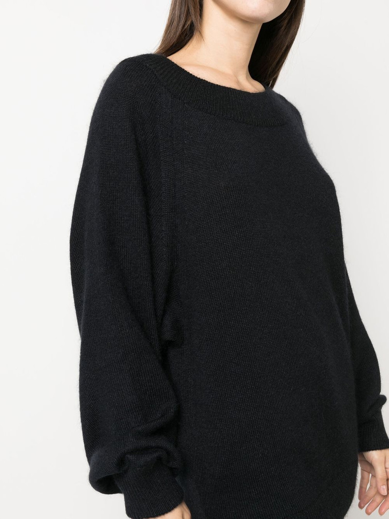 ribbed-knit round neck jumper 5