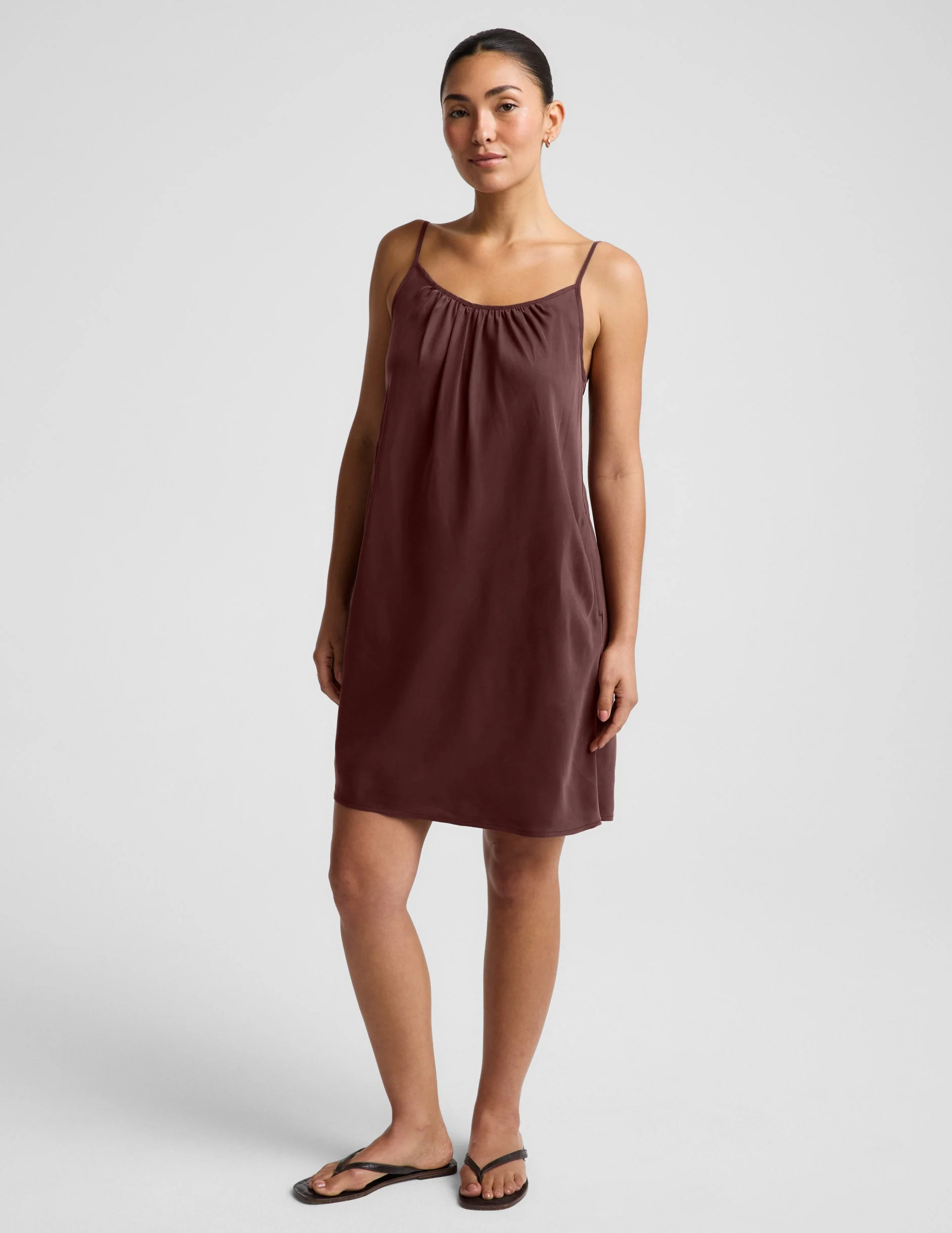Sunkissed Cupro Mini Dress - 1