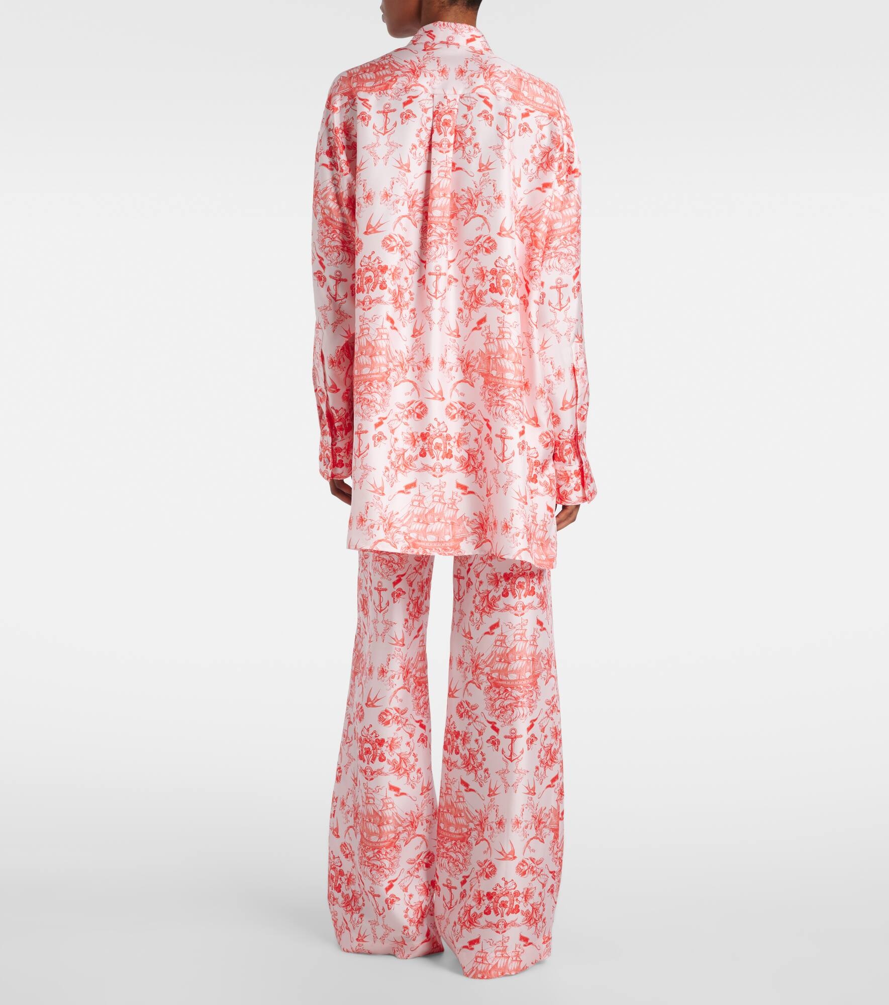 Printed silk shirt - 3