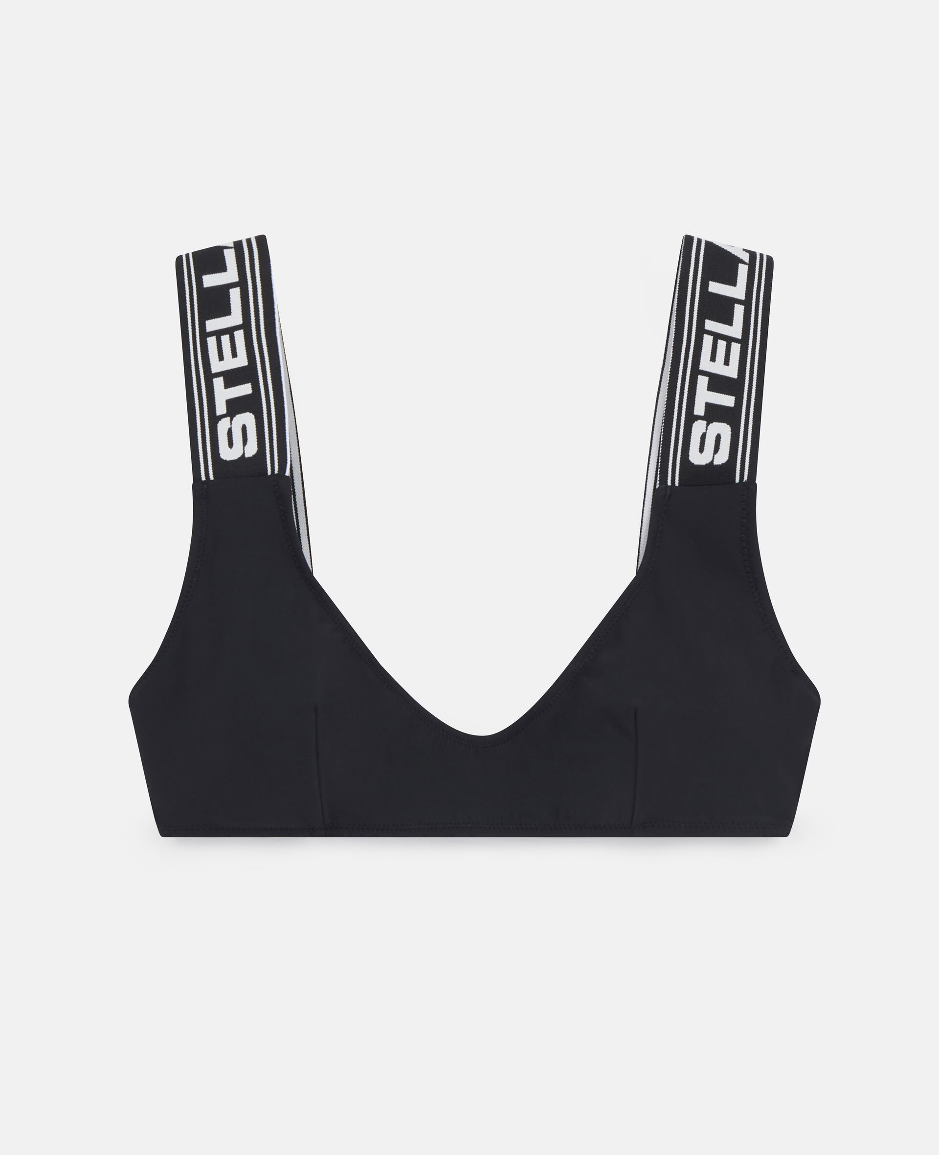 Sporty Logo Padded Brassiere Bra - 1