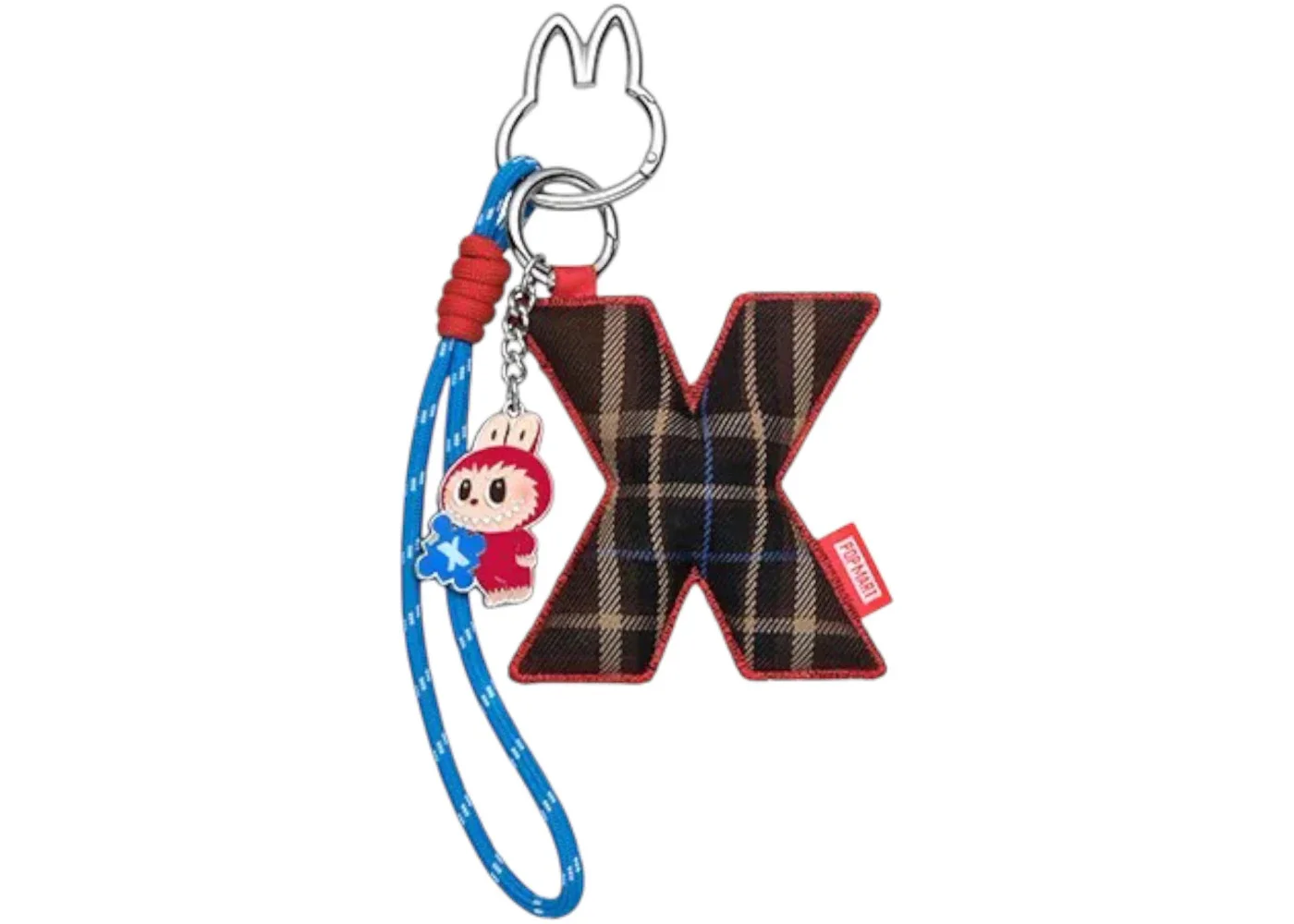 Pop Mart Labubu The Monsters Pin for Love Series "X" Letter Pendant - 1